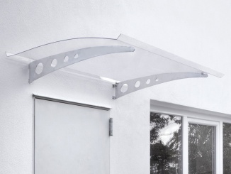 Oblé striešky – Savespot Apus 140 x 90 cm, strieborná/číra