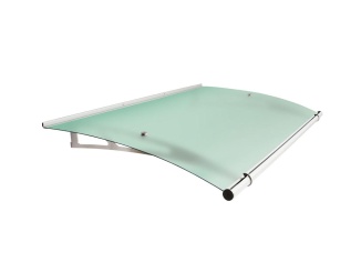 Oblé striešky – Savespot Fine L 150 x 95 cm, strieborná/zelená