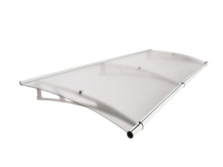 Oblé striešky – Savespot Fine L 190 x 95 cm, strieborná/biela