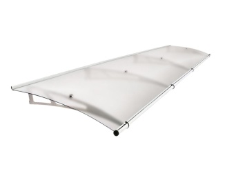 Oblé striešky – Savespot Fine L 270 x 95 cm, strieborná/biela
