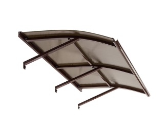 Oblé striešky – Savespot Meglio 210 x 150 cm hnedá / bronz