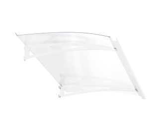 Oblé striešky – Savespot Nero 140 x 90 cm biela / číra