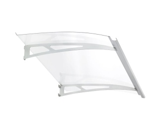 Oblé striešky – Savespot Nero 140 x 90 cm strieborná/číra