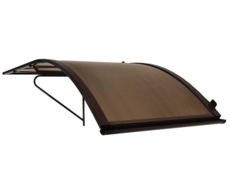 Oblé striešky – Vchodová strieška Savespot Idea hnedá/bronz, 160 x 75 cm