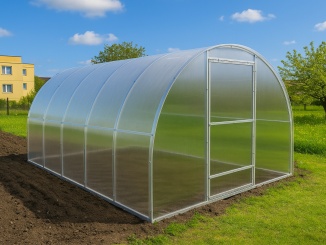 Obloukové hliníkové skleníky – Mint 5 x 2,5 m polykarbonát 4 mm BDX01955