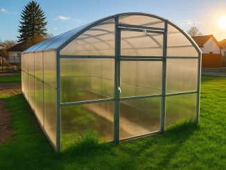 Obloukové skleníky s jeklovou konstrukcí – Alto Pro 12 x 3 m polykarbonát 8 mm BDX00856