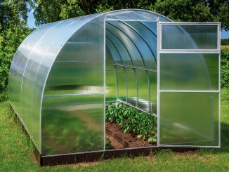 Obloukové skleníky s jeklovou konstrukcí – Vitamin 10 x 3 m polykarbonát 4 mm BDX00203