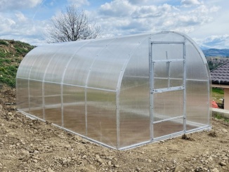 Obloukové skleníky s podezdívkou – Chilli 4 x 2 m polykarbonát 4 mm BDX01937