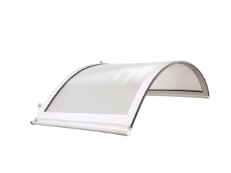 Obloukové stříšky – Savespot Perry 158 x 75 cm biela / číra
