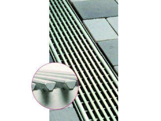Odvodnění – ACO MultiDrain V100 - Rošt s podélnými Triangl-profily triangl-profily, nerez, B125