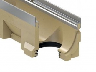 Odvodnění – ACO MultiDrain V100N/O 235 mm, 1000 x 135 mm, A15