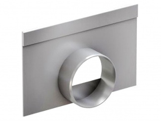 Odvodnění – ACO MultiDrain V200 - čelní stěna s odtokem DN75 pozinkovaná ocel, DN75