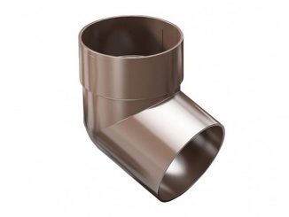 Odvodnění – Aqua plastové okapové koleno výtokové hnědá 110 mm 67,5°