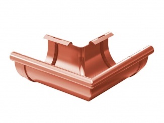 Odvodnění – Aqua roh PVC žľabu vonkajšie tehlovo červená 150 mm