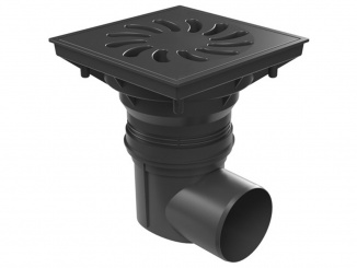 Odvodnění – Chuděj KVB 110/250 plast, suchá klapka, L15, ne, ne