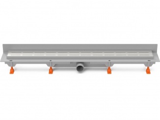 Odvodnění – Chuděj LZB 40 (ke stěně) 650 mm, Line, matný, K3