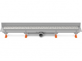 Odvodnění – Chuděj LZB 40 (ke stěně) 650 mm, Square, matný, K3