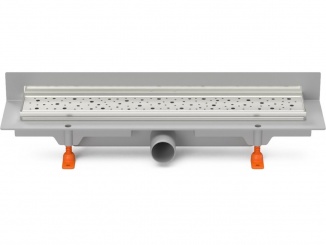 Odvodnění – Chuděj LZB/N 40 (ke stěně) 450 mm, Drops, matný, K3