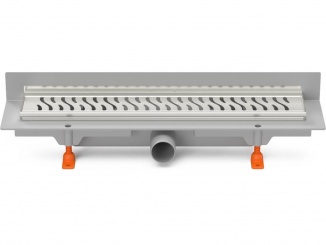 Odvodnění – Chuděj LZB/N 40 (ke stěně) 450 mm, Harmony, matný, K3
