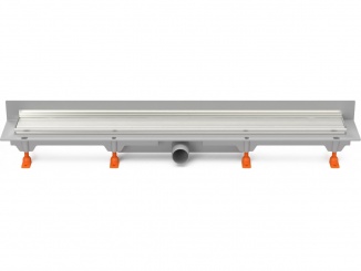 Odvodnění – Chuděj LZB/N 40 (ke stěně) 850 mm, Klasik / Floor, lesklý, K3