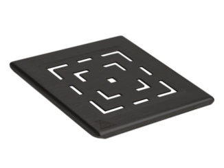 Odvodnění – Chuděj Mřížka Black 1,5 mm pro nástavec 125×125 Labyrinth