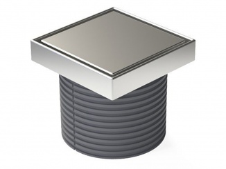 Odvodnění – Chuděj Nástavec pro dlažbu 125 Steel