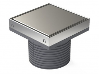 Odvodnění – Chuděj Nástavec pro dlažbu 150 Steel