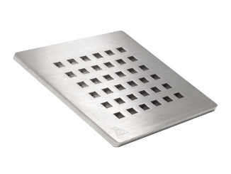 Odvodnění – Chuděj ND-Mřížka Nerez pro nástavec 125 × 125 mm Gate