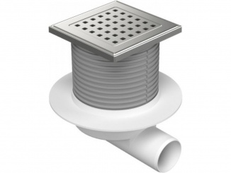 Odvodnění – Chuděj Neptun PVB 50 L 125 x 125 mm, plast, Gate, K3