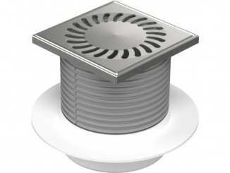 Odvodnění – Chuděj PVS 50 L2 125 x 125 mm, plast, Sun, K3