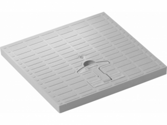 Odvodnění – Dakota Poklop s madlem - šedá - 200 x 200 mm