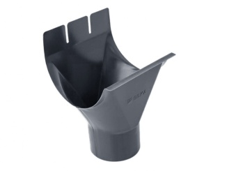 Odvodnění – Gutta barevný okapový kotlík 125 mm, RAL 7016 | antracitová, Ø 90 mm