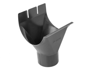 Odvodnění – Gutta barevný okapový kotlík 150 mm, RAL 9005 | čierna, Ø 100 mm
