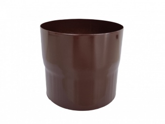 Odvodnění – Lakovaná spojka zvodu 100 mm RAL 8017 hnedá
