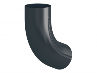 Odvodnění – Lakované odkvapové koleno 72° 100 mm RAL 7016 antracit