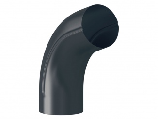 Odvodnění – Lakované odkvapové koleno 72° 80 mm RAL 7016 antracit