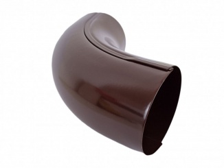 Odvodnění – Lakované odkvapové koleno 72° 80 mm RAL 8017 hnedá