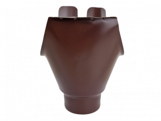 Odvodnění – Lakovaný odkvapový kotlík 333 - 100 mm RAL 8017 hnedá