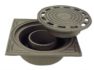 Odvodnění – Liatinový dvorný vpust C250 150 x 150 mm 80 mm C250