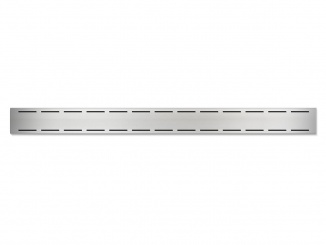 Odvodnění – Nerezová mřížka Chuděj 450 mm, Line, matný