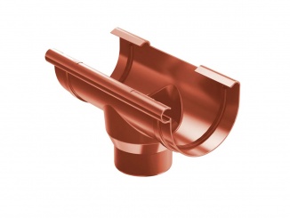 Odvodnenie – Aqua kotlík PVC tehlovo červená 125/90 mm