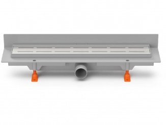 Odvodnenie – Chuděj LZB 40 (ke stěně) 450 mm, Line, lesklý, K3