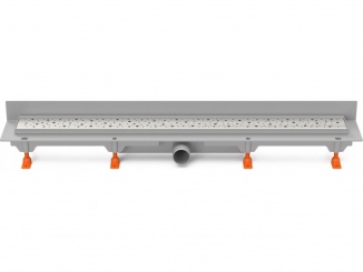 Odvodnenie – Chuděj LZB 40 (ke stěně) 650 mm, Drops, lesklý, K3
