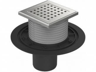 Odvodnenie – Chuděj PVSU 75 (univerzální) 125 x 125 mm, plast, Gate, K3, ne