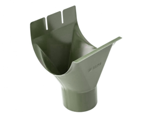 Odvodnenie – Gutta barevný okapový kotlík 125 mm, RAL 6020 | zelená, Ø 90 mm