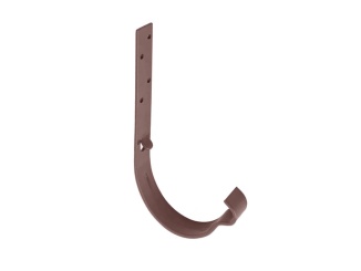 Odvodnenie – Gutta barevný žlabový hák 125 mm x 160 mm, RAL 8017 | hnedá