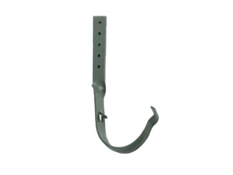 Odvodnenie – Gutta barevný žlabový hák kroucený 125 mm x 160 mm, RAL 6020 | zelená