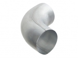 Odvodnenie – koleno FnZn strieborná 100 mm 72°