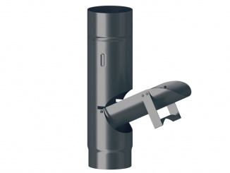 Odvodnenie – Lakovaný chrlič pro sběr dešťové vody 80 mm RAL 7016 antracit