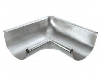 Odvodnenie – roh žľabu FeZn (vnútorný) strieborná 250 mm 90°